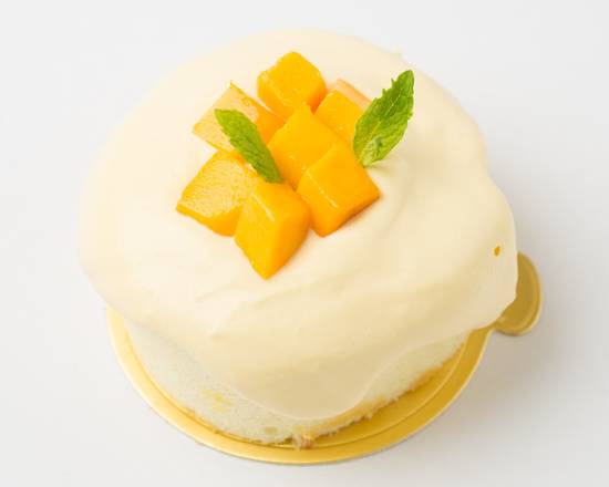 Mango cream float cake （芒果奶蓋蛋糕）
